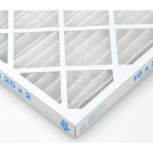 6pk Pro- Source 16 x 20 x 2 MERV 10 55% Efficiency Wire-Backed Pleated Air Filter HVAC AC Furnance Replacement