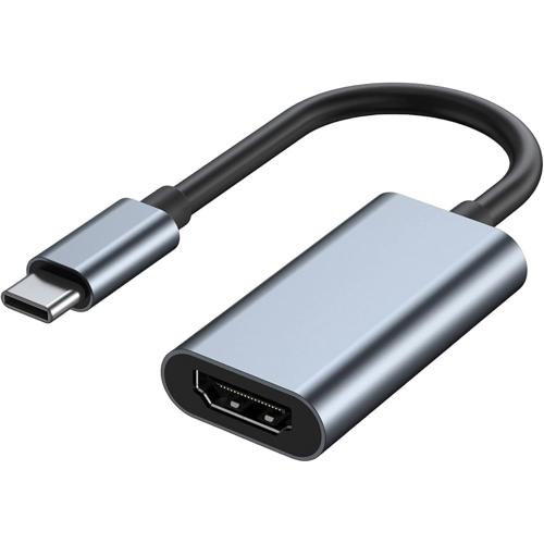 USB C to HDMI Adapter for Monitor, 4K HDMI to USB C Laptop Docking Stations for MacBook pro, USB Type C to HDMI Cable for iPad air, Thunderbolt 3 Video Dongle Converter for Chromebook XPS TV ect
