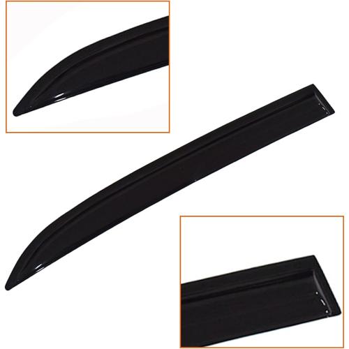 Window Visors Rain Guards Deflectors - 4-Pack Side Window Deflector Vent Shade for Car Windows Tape-On Outside Mount Acrylic Sun Rain Guard Replacement for Accord 4-Door Sedan 2003-2007