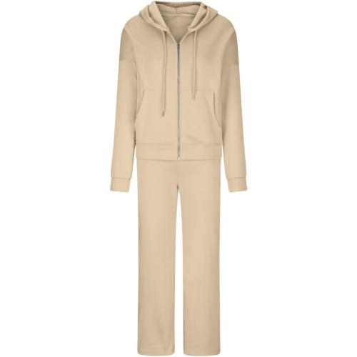 Size L Womens 2 Piece Sweatsuits Zip Up Sweatshirt and Sweatpants Set Fall Winter Jogger Tracksuit Set Thicked Sport Outfits