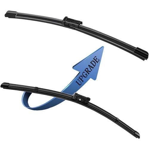 2 Factory Wiper Blades Replacement For 2018-2014 CHEVY Silverado 1500 2500 3500 HD/2018-2014 GMC Sierra, Automotive Replacement Windshield Wiper Blades Set - 22 22 (Set of 2) Top Lock