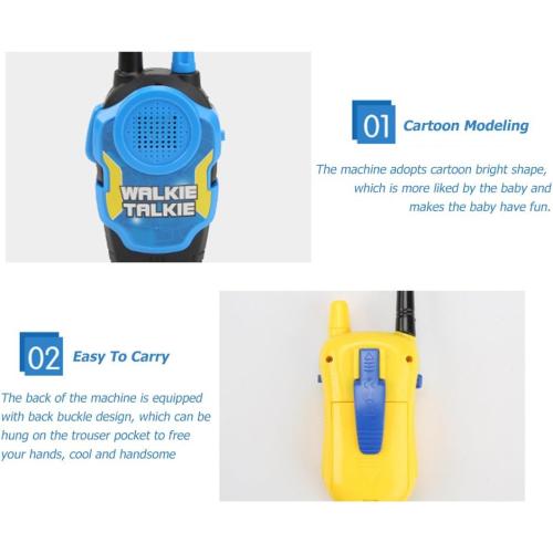 Kid Handheld Walkie Talkie Toy for 3-12 Year Old, Universal Children Outdoor Radio Transceiver Interphone for Outside, Camping, Hiking (Green)