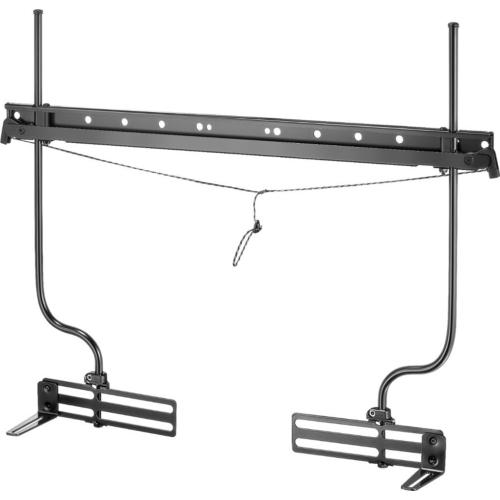 Rocketfish Universal Soundbar Mounting System - Black Soundbar Holder Compatible with 70 to 90 TVs - Adjustable Soundbar Bracket Mounting System - Durable Speaker Holder for Wall