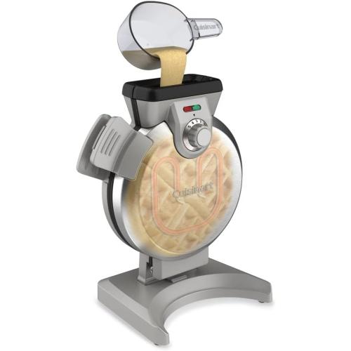 Cuisinart Belgian Waffle Maker, Vertical Iron, Silver, WAF-V100P1