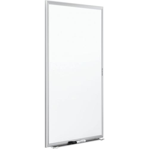 Quartet Whiteboard, Dry Erase Board, Magnetic, 6' x 4', Nano-Clean Surface Resists Ink Stains, Accessory Tray and 1 Dry Erase Marker, Silver Aluminum Frame (SM537)