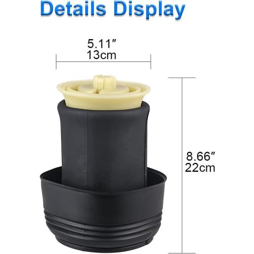 JDMON Replacement for Rear Air Spring kit Suspension Bags Compatible with BMW X5 E70 2007 2008 2009 2010 2011 2012 2013, X6 E71 E72 2008-2014, 37126790080 37126790078, Pair Left & Right