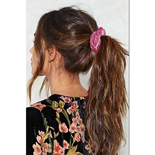 Chloven 45 Pcs Hair Scrunchies Velvet Elastics Hair Bands Scrunchy Hair Ties Ropes Scrunchie for Women Girls Hair Accessories - Great Gift for Holiday Seasons