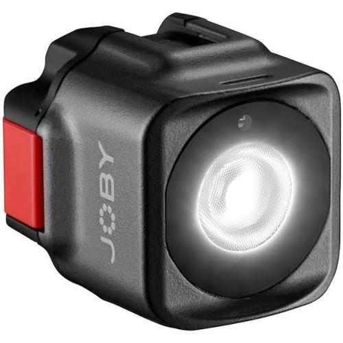 Joby Beamo LED Light for Smartphone and Mirrorless Camera - Compact, Wireless Charging, Bluetooth, Waterproof, for Vlogging, Photo and Video Content Creation