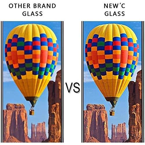 NEW'C 3 Pack Designed for Samsung Galaxy S22 5G, Screen Protector Tempered Glass, Case Friendly Anti Scratch Bubble Free Ultra Resistant