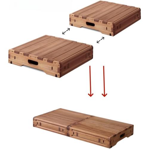 Wooden Platform, Two Combination Packs, one Step Stool for The Elderly and Children, Porch Steps, Mobile Steps, Suitable for Disabled, Elderly, and Children
