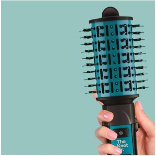 INFINITIPRO by CONAIR The Knot Dr. All-in-One Hot Air Hair Dryer Brush (Blue)