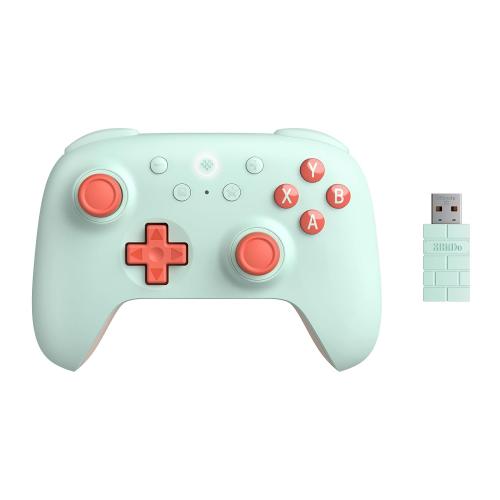Mint 8BitDo Ultimate 2C Wireless Controller for Windows PC and Android, with 1000 Hz Polling Rate, Hall Effect Joysticks and Triggers, and Remappable L4/R4 Bumpers (Mint)