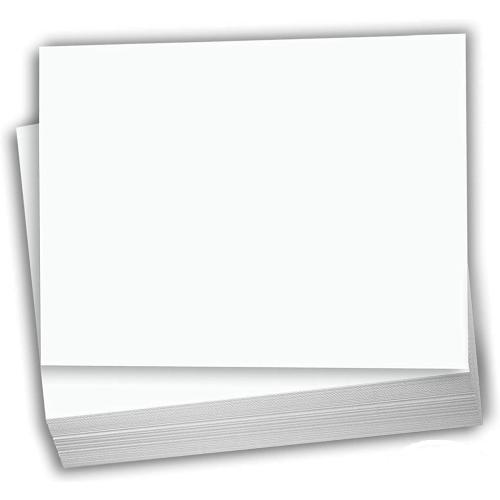 Hamilco Blank Index Cards 6 x 9 Card Stock 65lb Cover White Cardstock Paper - 100 Pack