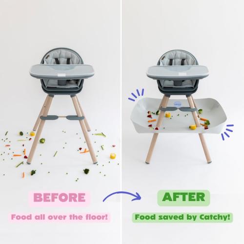 CATCHY - Food Catcher - Compatible with Maxi-COSI Moa 8-in-1 High Chair   12 Other High Chairs - Highchair Sold Separately - Baby & Toddler Food & Mess Catcher - Under High Chair Accessory