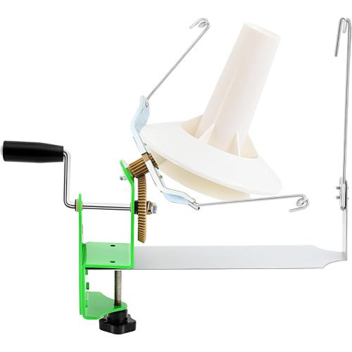 Large Capacity Yarn Winder, 10-16 oz Hand Operated Yarn Baller, Metal Yarn Ball Winder, Durable Crochet Tools & Accessories, Fiber/Wool/String Ball Winder, for Crocheting