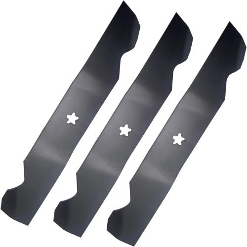 KEDAKEJI Z254 54 Inch Mower Blades for Husqvarna 187256 532187256 Z254 MZ54 LGT2554 LGT2654 YTH2454 RZ5424 YTH24V54 / Replaces OEM no. Craftsman Poulan 187256 187254