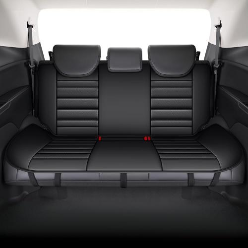 JOJ Custom Fit for Honda Odyssey Seat Covers Full Set 7-Seater Nappa Leather, Black Premium Seat Protectors for Odyssey 1997-2026, Airbag Compatible & Easy Installation