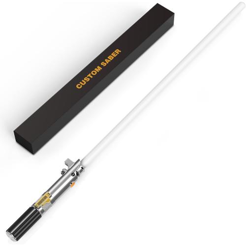 RGB Dueling Lightsaber, Motion Control 39 Sets Sound Effects and 12 Colors Change, Smooth Swing Metal Handle Light Saber for Adults Cosplay Gifts (RGB)