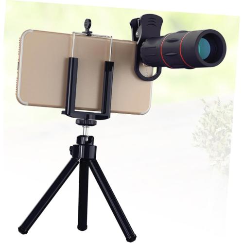 CHILDWEET Telephoto Monocular Lens for Smartphones Cell Phone Lens Kit with Tripod Enhance Imaging Quality for Various Mobile Devices