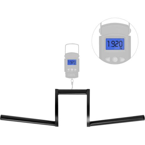 TCMT Black Drag Handlebar 1 Z Bars Fits For Harley Softail Sportster XL Honda Yamaha Suzuki Kawasaki Triumph Indian Victory Choppers Custom Bobbers with 1 Bars