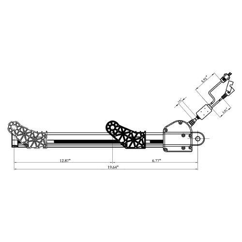 Linear Actuator Kaidi Model KDPT007-141 Power Recliner Lift Chairs Motor | Stroke: 327mm, Minimum Install Dimension: 172mm, Electric Sofa Motor Replacement