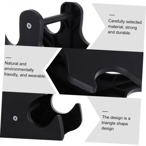 BESPORTBLE 2pcs Vertical Dumbbell Rack Stand Dumbbell Display Storage Fitness Equipment Accessories