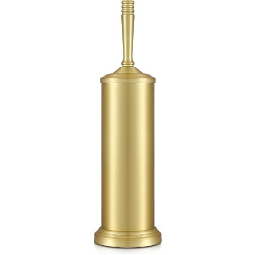 Gold Toilet Brush and Holder Set,Toilet Bowl Brush and Holder