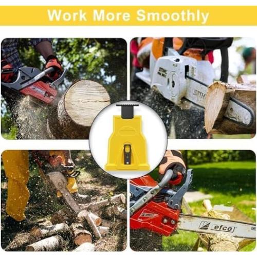 Universal Chainsaw Sharpener, Portable Chain Saw Sharpener Tool, Chainsaw Teeth Sharpener Kit, Simple Operation Chain Sharpening Jig for 12-22 Chain Saw 3 1 Whetstone