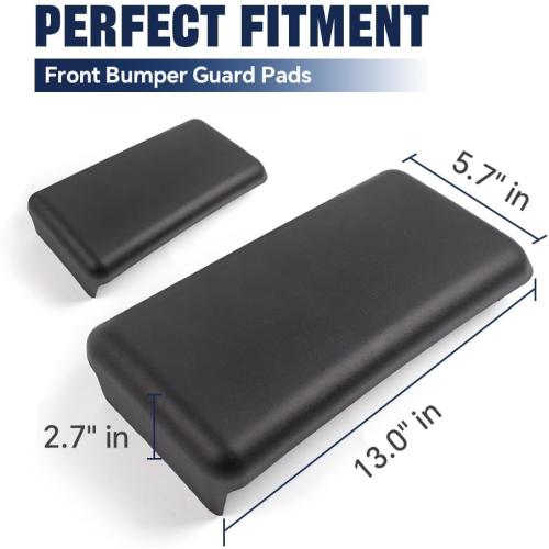 PIT66 Front Bumper Guards Inserts Caps Pads Compatible with Ford F150 2009-2014/Not Fit Harley Edition Driver and Passenger Side Bumper Covers 9L3Z17E810B 9L3Z17E811B