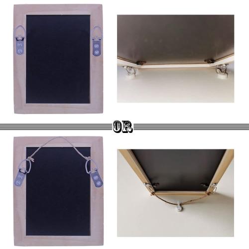 Silver Heavy Duty D-Ring Picture Hangers with Screws, Large Wide D Ring Picture Hanging Hardware, 60 Pcs 2 Holes Picture Hooks for Mirror, Clock, Decoration, Paintings, Artwork Picture Frame