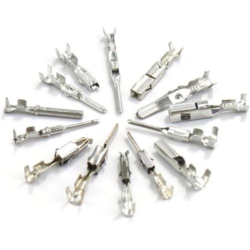 1/1.5/1.8/2.2/2.8/3.5mm Terminal Automotive Connector Car Electrical Wire Removal Non-Insulated Plug Male Female Crimp Pins Connectors Kit Crimped kit Motorcycle Atv set Auto Electric