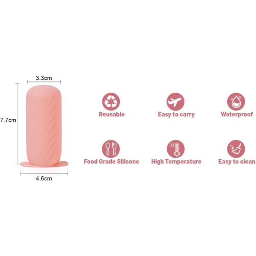 Silicone Bottle Covers- 8 Pack Fit Most Size Bottles Toiletries Travel essentials Elastic Toiletries Sleeves