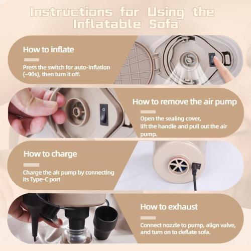 automatic inflatable sofa