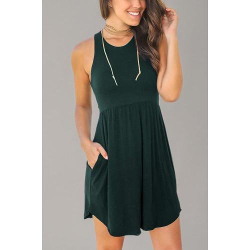 Size medium  Doublju Dresses for Women Summer Tank Dress with Pockets