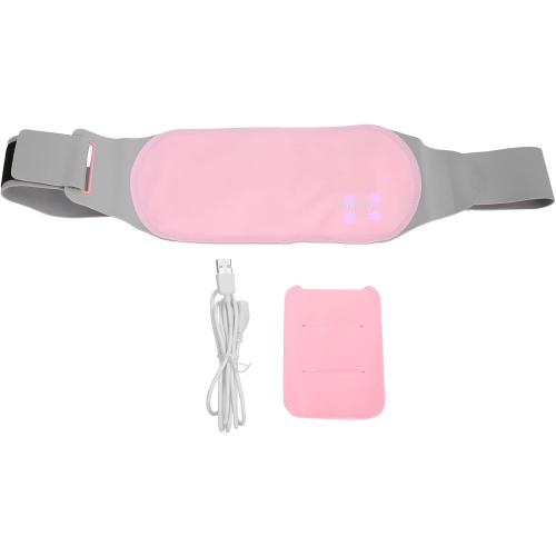 Heated Waist Belt,Electric Heating Belt Plush Electric Heating Waistband Hot Compression Moxibustion Uterine Warming Belt with Adjustable Temperature 45-65℃