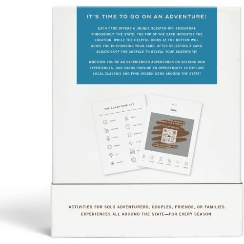 Reach International Outfitters Pennsylvania Adventure Bucket List: 50 Scratch-Off Cards for Outdoor Activities, Tourist Attractions, and Road Trips - Perfect Travel Gift and Guide for Exploring