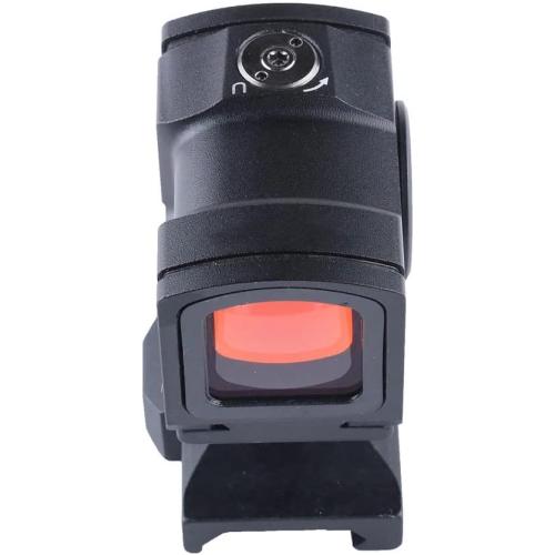 Tactical P-2 Advanced Compact Red Dot Reflex Sight, Reflex Hunting Optic Sight, 3.5MOA, Holographic Spotting Scope, with 1.54 Inch High Riser Mount, Fit 20mm Rail & Pistol Mount, Black