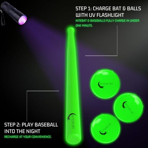 Glow in The Dark Plastic Baseball Bat