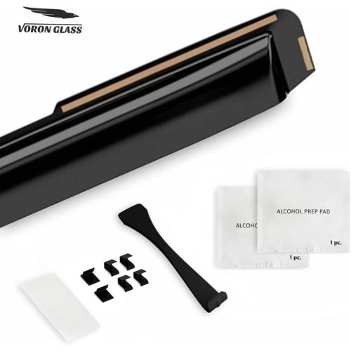 Voron Glass in-Channel Extra Durable Rain Guards for Ford F150 2021-2026 SuperCrew, Window Deflectors, Vent Window Visors, 4 Pieces - 200784