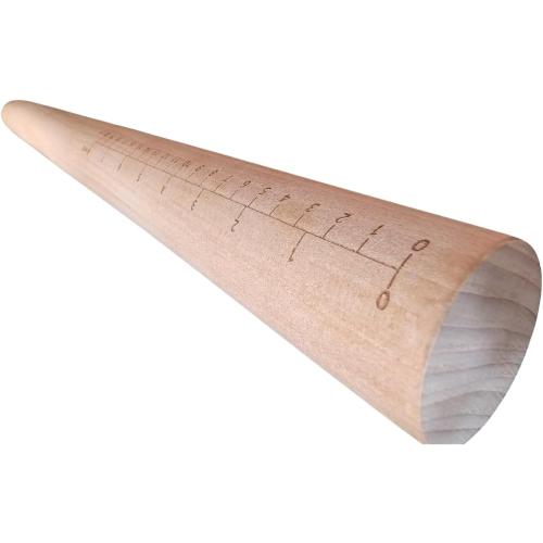 Il Bastone Beechwood Italian Style Rolling Pin by PastaVirtuoso, For Rolling Out Dough For Pasta, Bread, Baking, and More