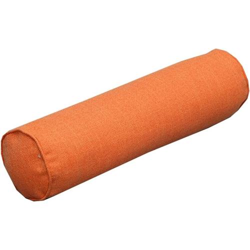 Cotton Linen Long Bolster Pillow, Multi-Function Round Roll Cervical Pillow Sofa Bolster Neck Pillow Home Long Cylinder Pillow for Knee, Leg & Waist Support