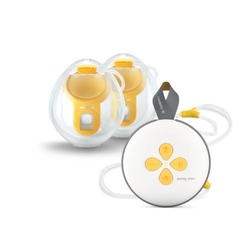 Medela Swing Maxi Hands-Free Double Electric Breast Pump, Easy and Intuitive Design for On-The-Go, Compatible with Medela Family App