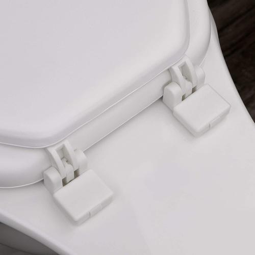 J&V Textiles Soft Round Toilet Seat With Easy Clean & Change Hinge, Padded (Beige)*
