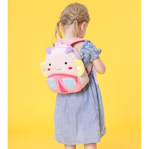 NICE CHOICE Cute Toddler Backpack Toddler Bag Plush Animal Cartoon Mini Travel Bag for Baby Girl Boy 2-6 Years(Colorful Butterfly)