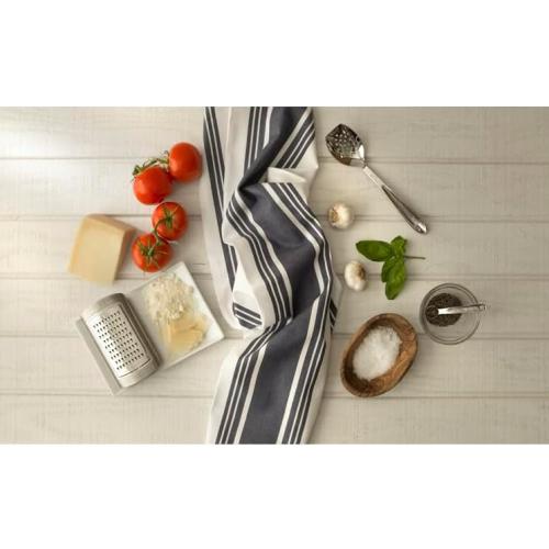 All-Clad Dual-Purpose Kitchen Towels: Highly Absorbent - 100% Cotton, 17x30 Dish Towels for Cleaning & Drying Dishes & Glassware, 2Pack, Black