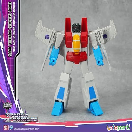 YOLOPARK Transformers Toys 4-Pack G1 Optimus Prime,Megatron,Bumblebee,Starscream Action Figures,BMK Series Transformer Toys for Kids,No Converting