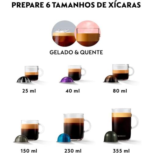 Nespresso Vertuo Pop Pacific Blue 220V Coffee Maker