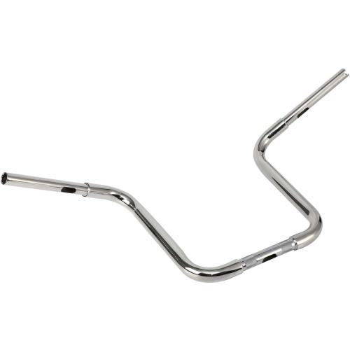 1.25'' Ape Hanger HandleBars Fit Harley Sportster XL883 1200 FLST FXST Street Bob (Chrome, 10 inch)