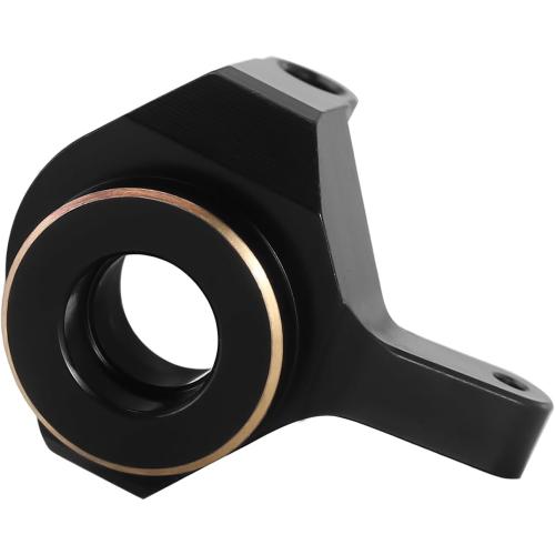 INJORA Brass Front Steering Knuckles Black RC Counterweights for 1/24 RC Crawler Axial SCX24 AX24