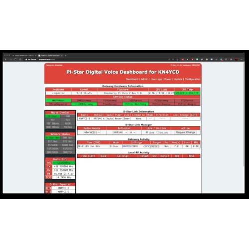 AURSINC 2025 Upgraded V1.5.2 MMDVM Hotspot Spot Radio Station WiFi Digital Voice Modem Work Contained with Raspberry Pi Zero 2W, Supports C4FM YSF POCSAG NXDN DSTAR P25 DMR, Pi-Star/WPSD